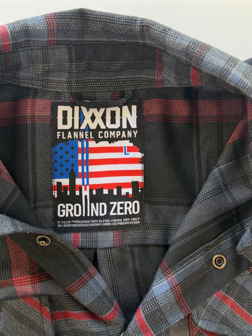 Dixxon Flannel Shirt Mens Large Ground Zero Pearl Snap Long Sleeve - Picture 2 of 5